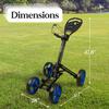 Serenelife 4 Wheel Ai Frame Trolley SLGZ36